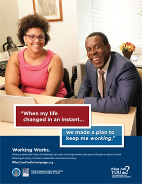 Working Works Poster: Chanelle Houston, Kevin Beverly