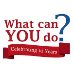What Can You Do? Celebrating 10 Years Logo
